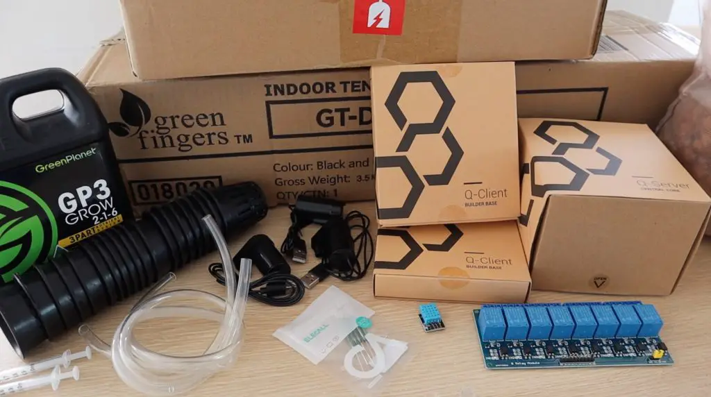 Indoor IoT Hydroponic System Parts