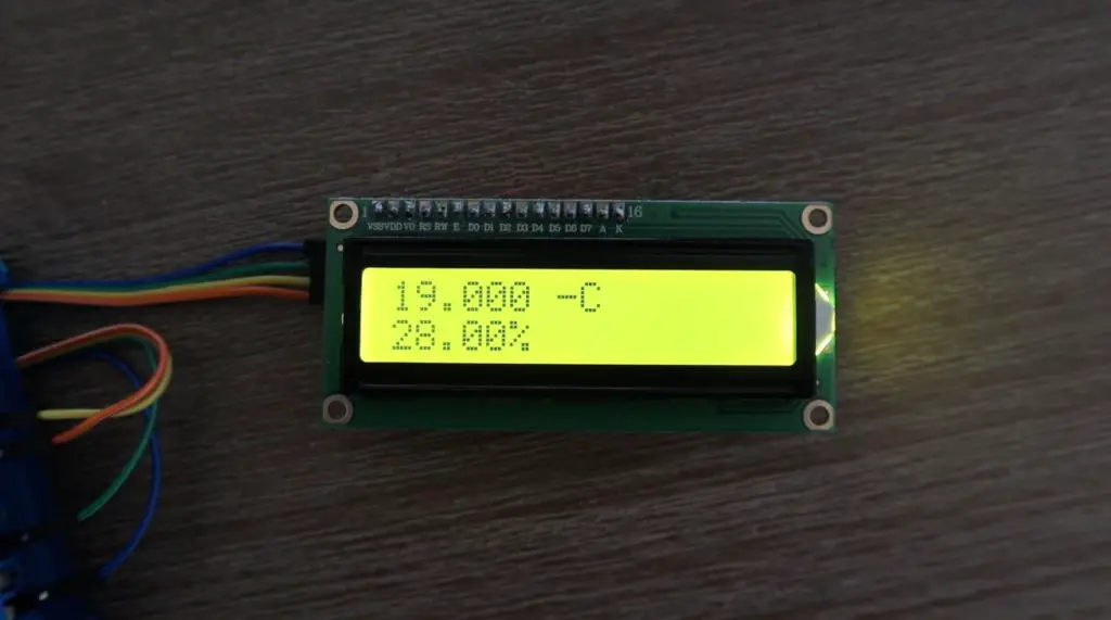 LCD Display Running