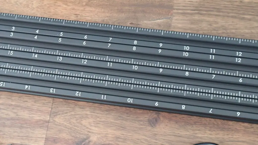 Measurements Etched Into Aluminium Extrusions