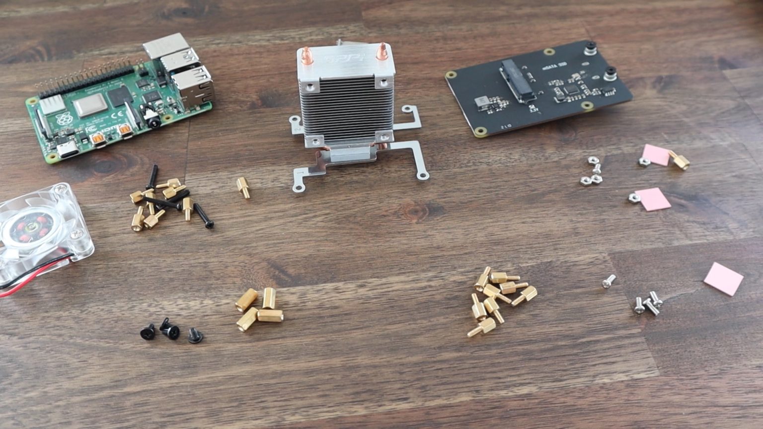 Raspberry Pi 4 SSD Case With Stats Display - The DIY Life