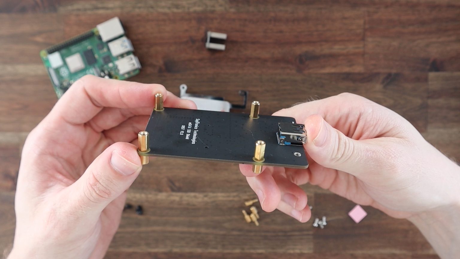 Raspberry Pi 4 SSD Case With Stats Display - The DIY Life