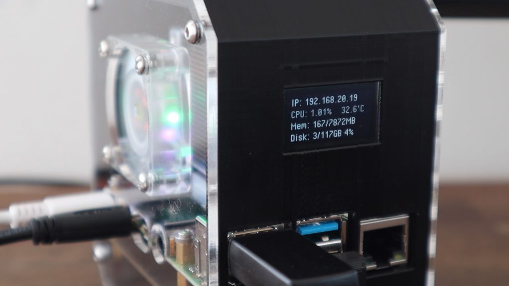 Stats Display Running On Pi