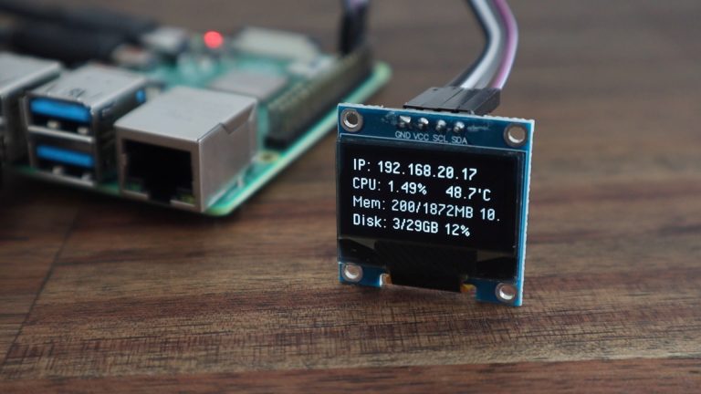 Add an OLED Stats Display to Raspberry Pi OS Bullseye