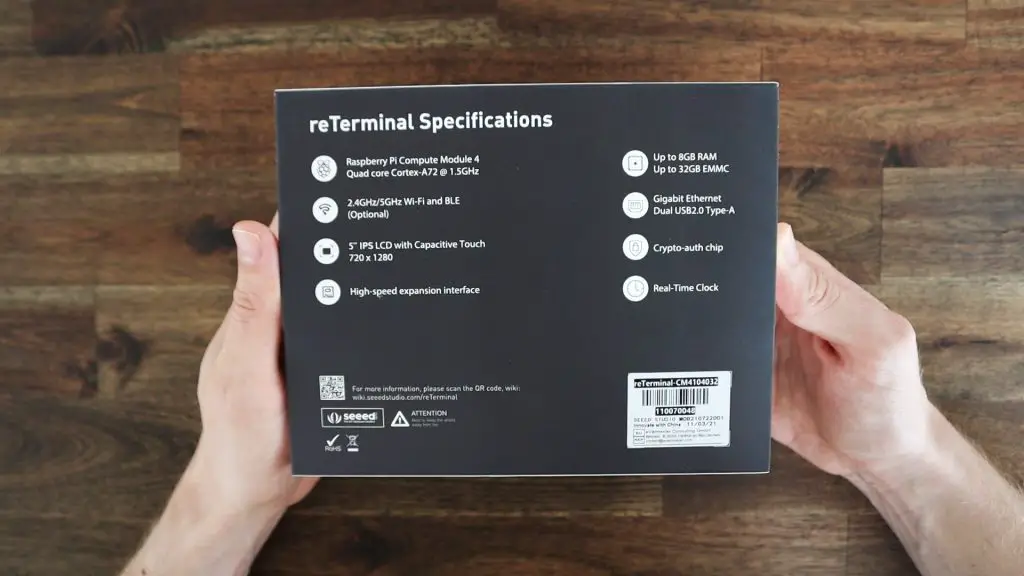 reTerminal Specifications