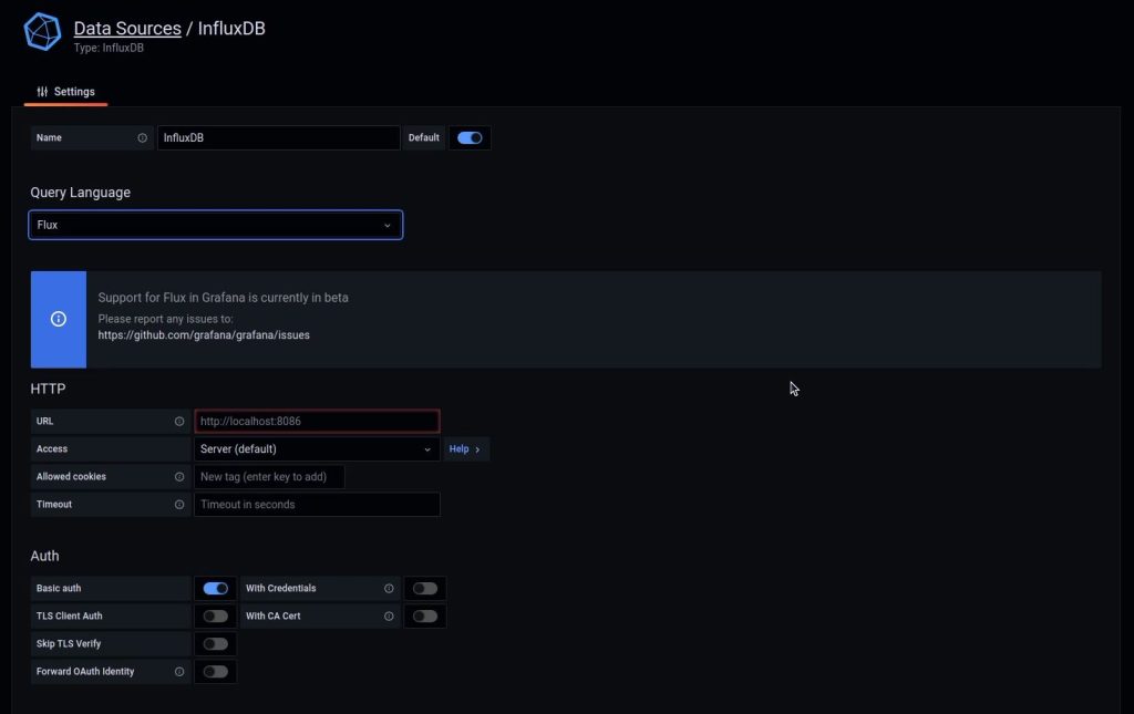 Configure New Data Source