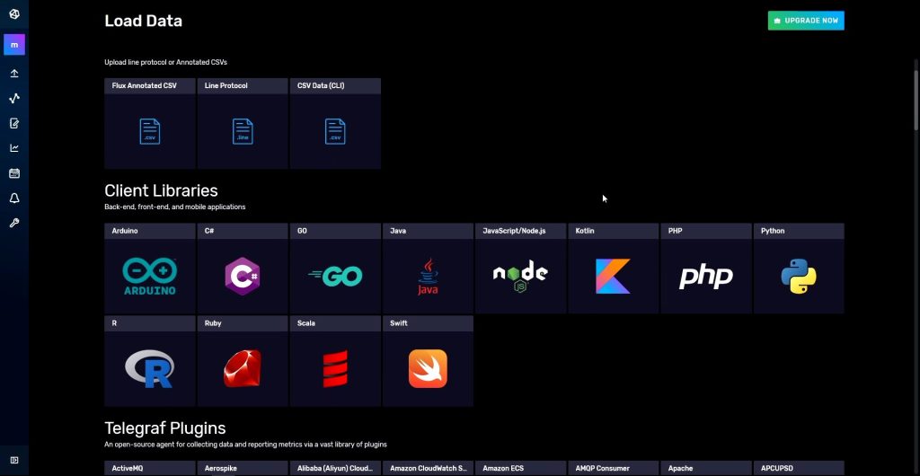 InfluxDB Client Library Options