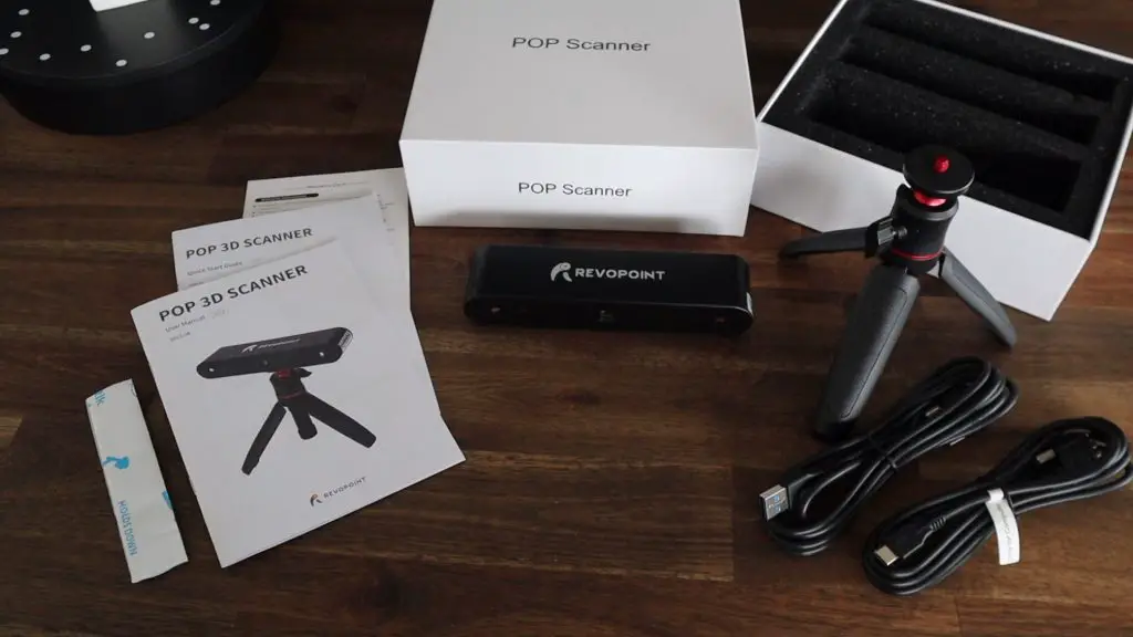 Inside The Revopoint POP 3D Scanner Box