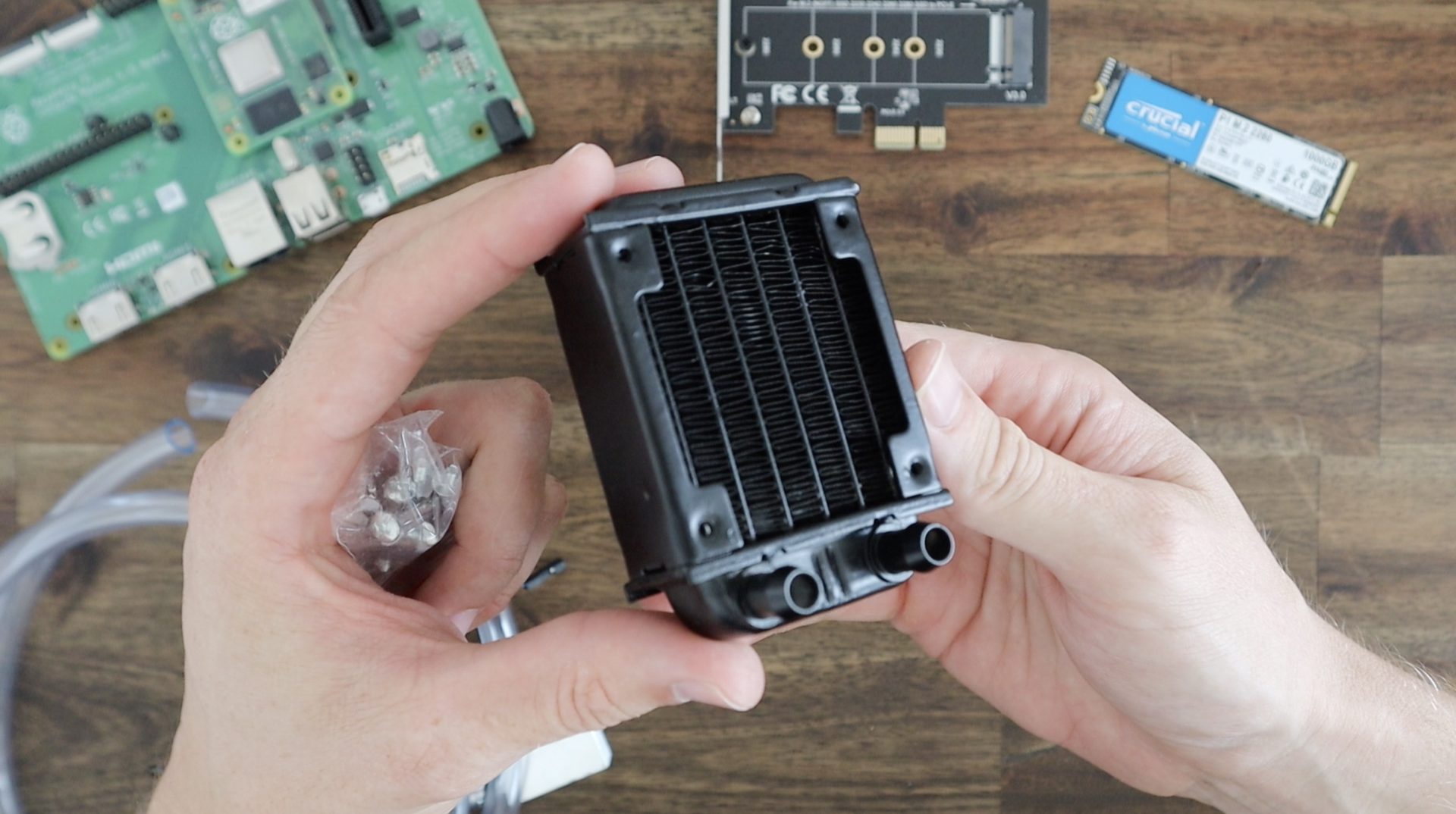 Ultimate Raspberry Pi Computer Build Water Cooled CM4 with NVMe SSD