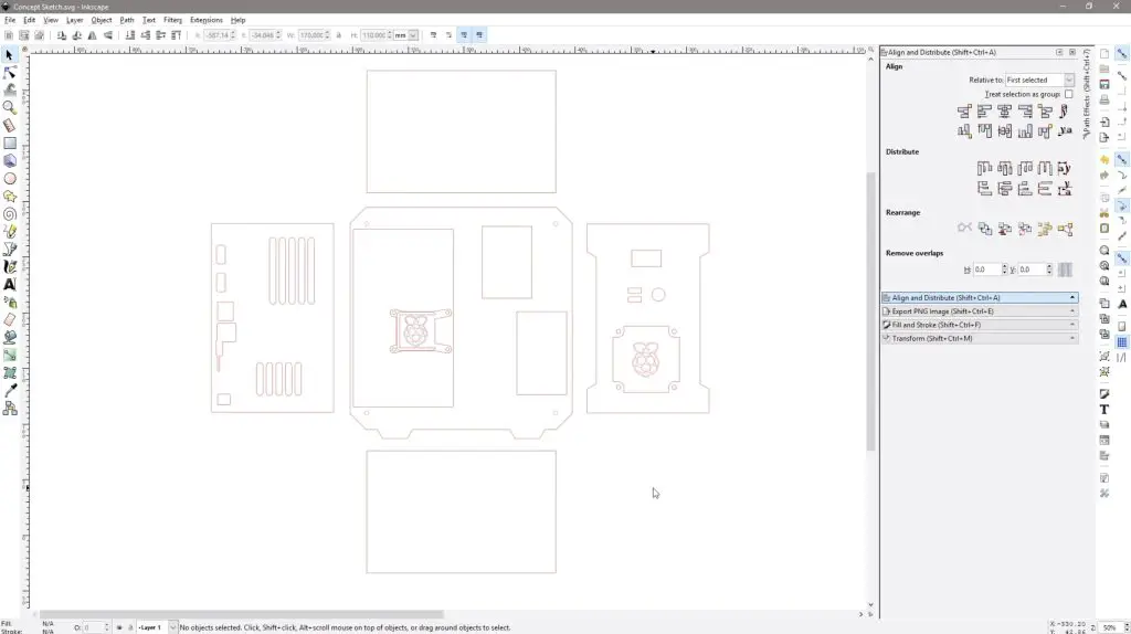 Case Design in Inkscape