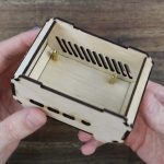 Brass Standoffs Installed Into Simple Pi Case