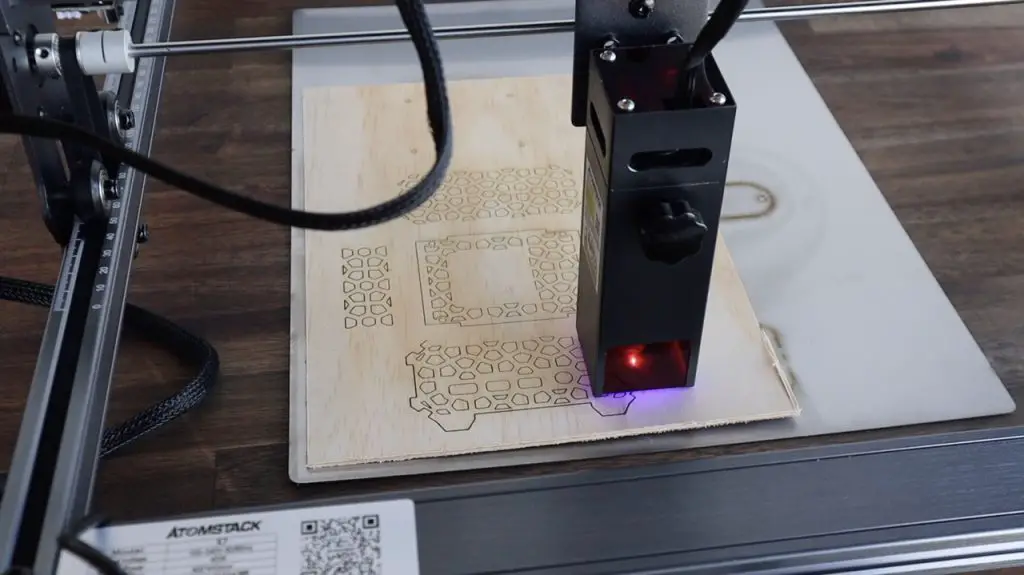 Cutting Out Patterned Pi Case Components