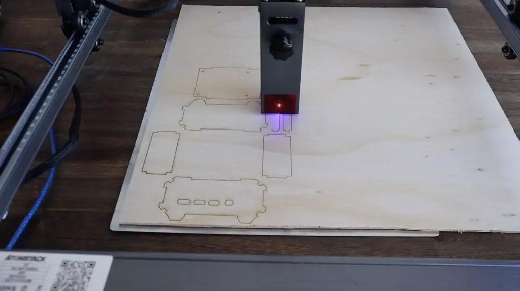 Laser Cutting The Simple Case Components
