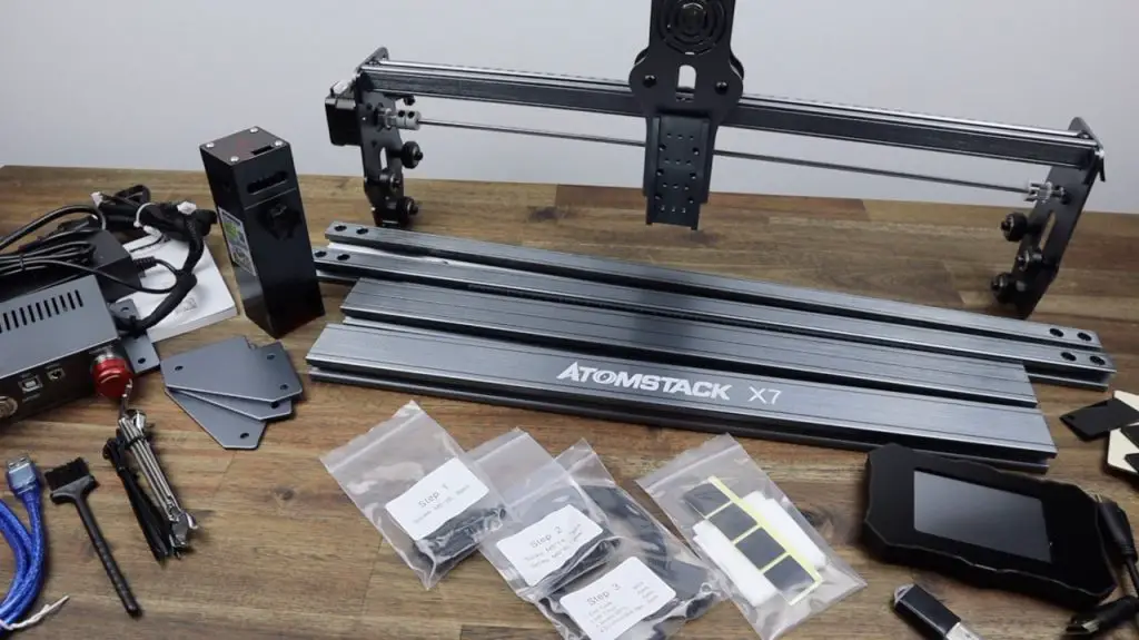 Unboxed Atomstack X7 Components