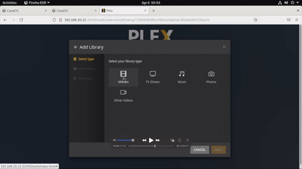 Adding Libraries To Plex Server