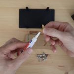 Super Glue The Plex Logo Into Position