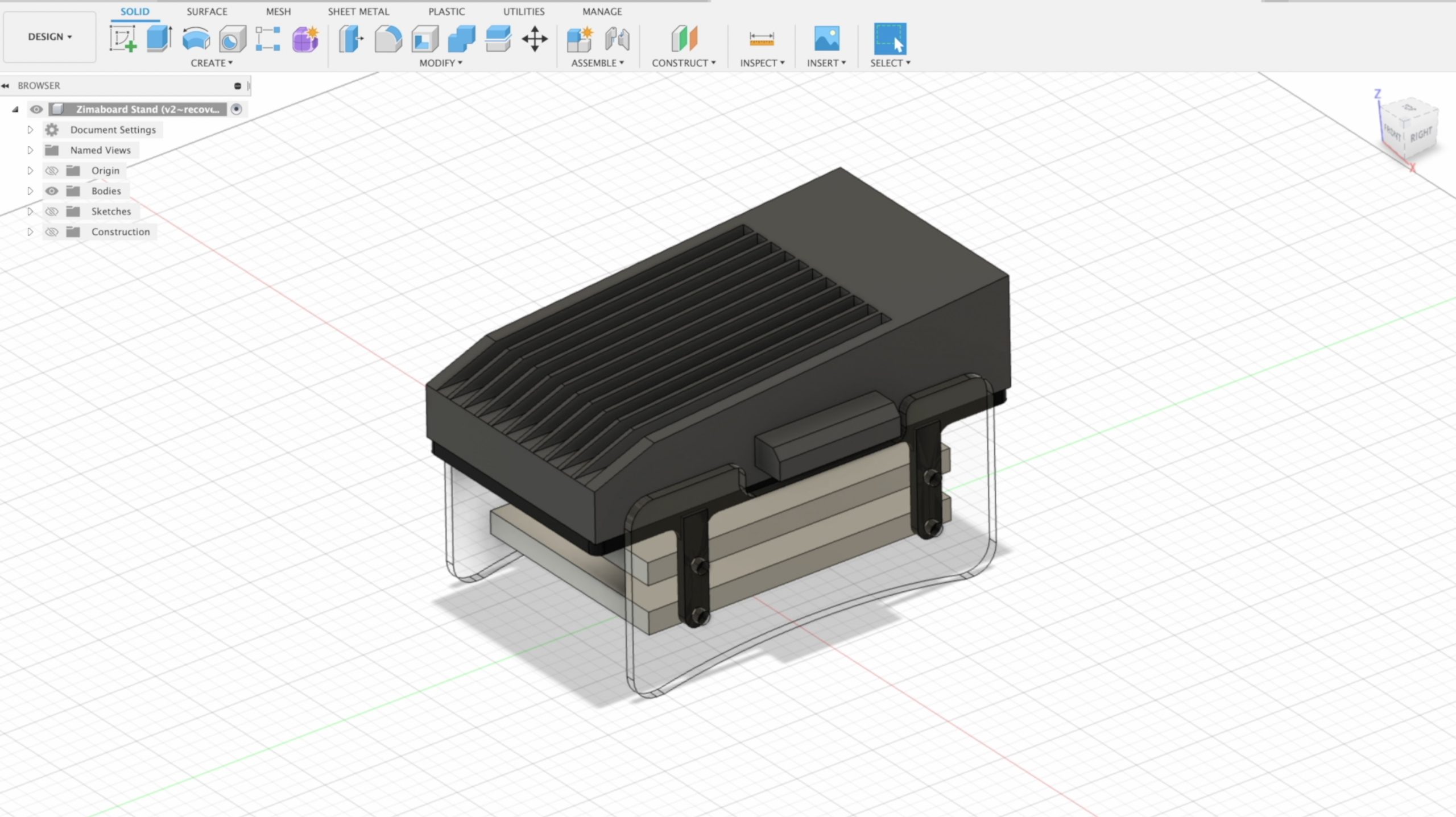 Zimaboard Stand Model In Fusion360 - The DIY Life