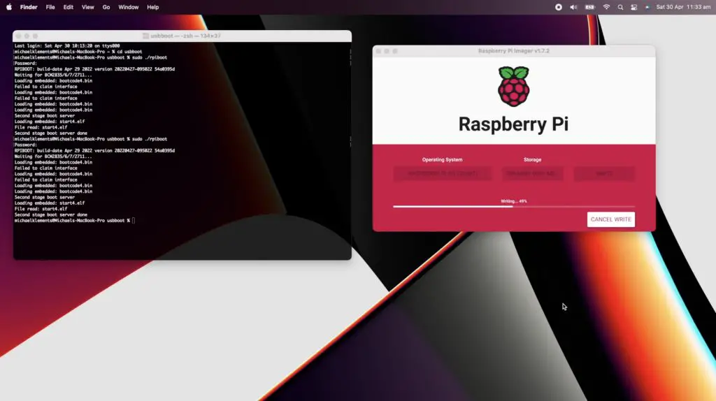 Flashing Raspberry Pi OS Onto CM4 Modules