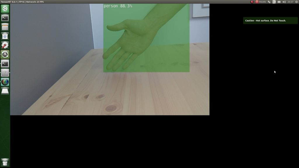Object Detection Running On Live Feed