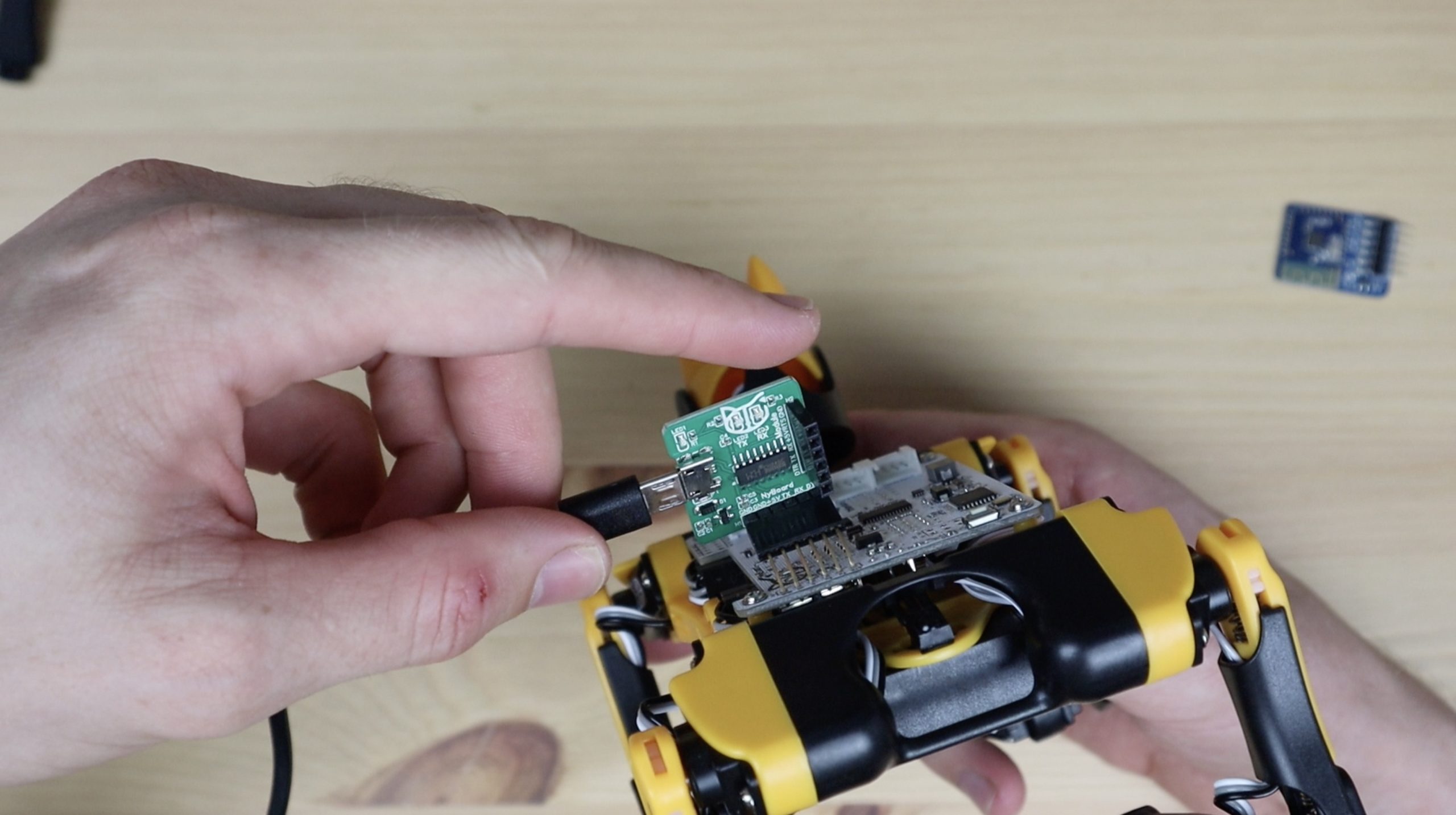 Plugging In The USB Programmer and Cable - The DIY Life