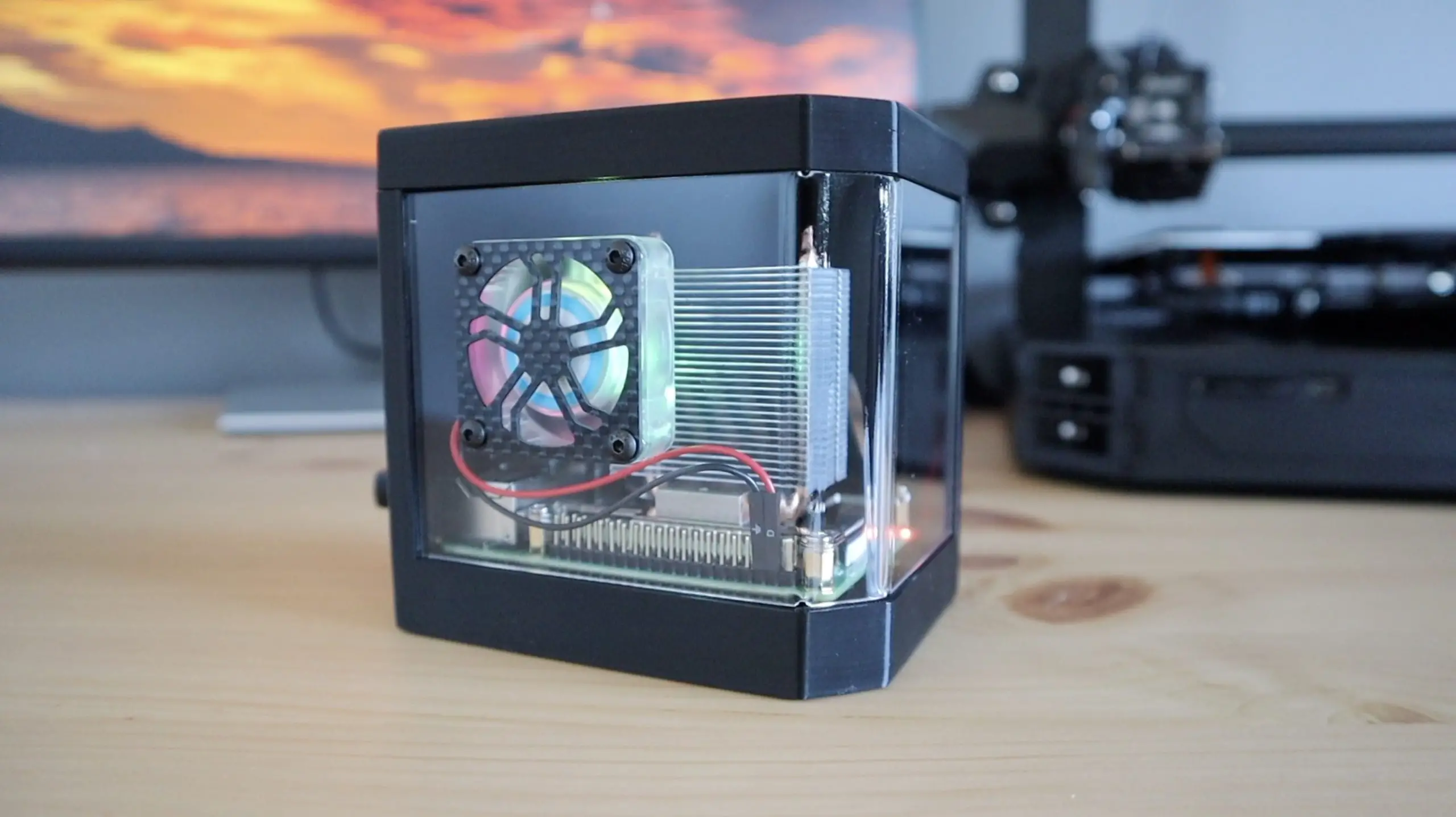 3D Printed Raspberry Pi Case For Ice Cube Cooler