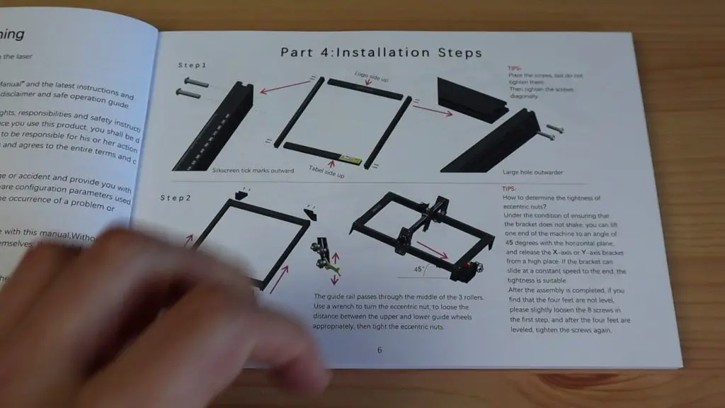 Atomstack X20 Pro Installation and Assembly Manual