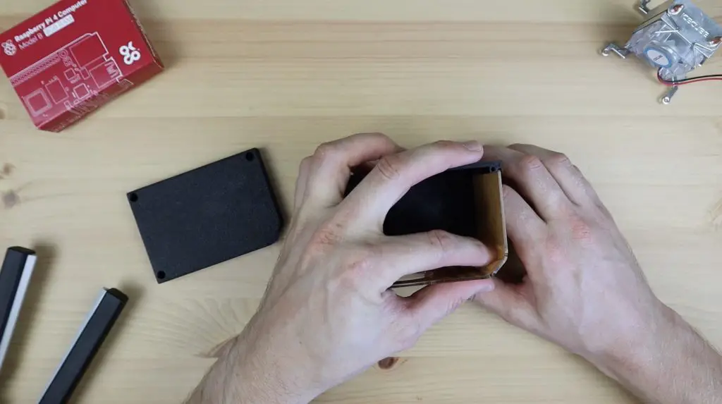 Bending The Second Bend To Fit The Case