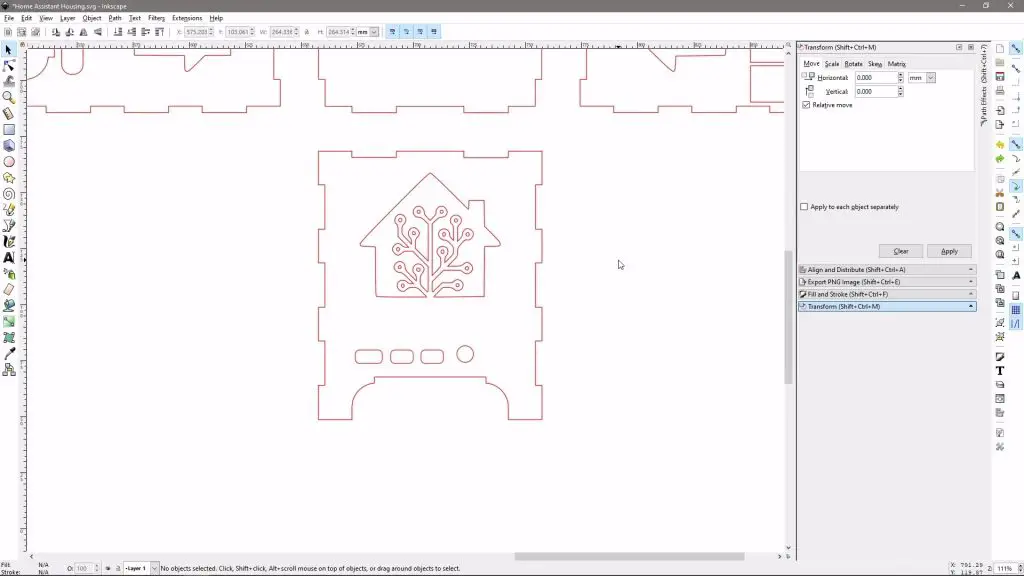 Home Assistant Logo On Cubic Case Design