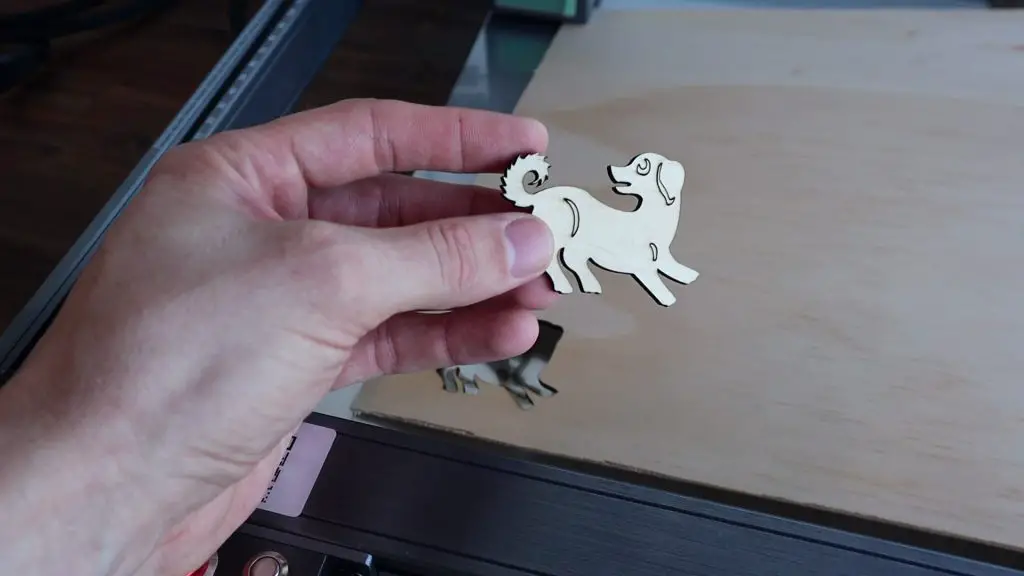 Laser Cut Test Dog