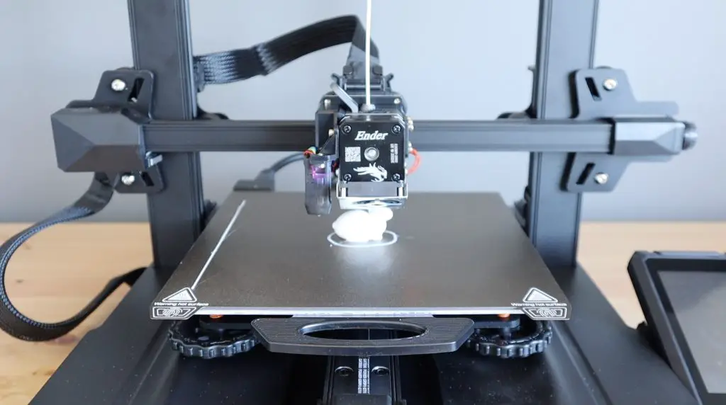 Printing The Rabbit Test Print on Ender-3 S1 Pro