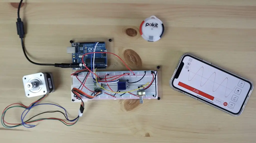 Test Setup of A4988 and TMC2208 Stepper Motor Driver