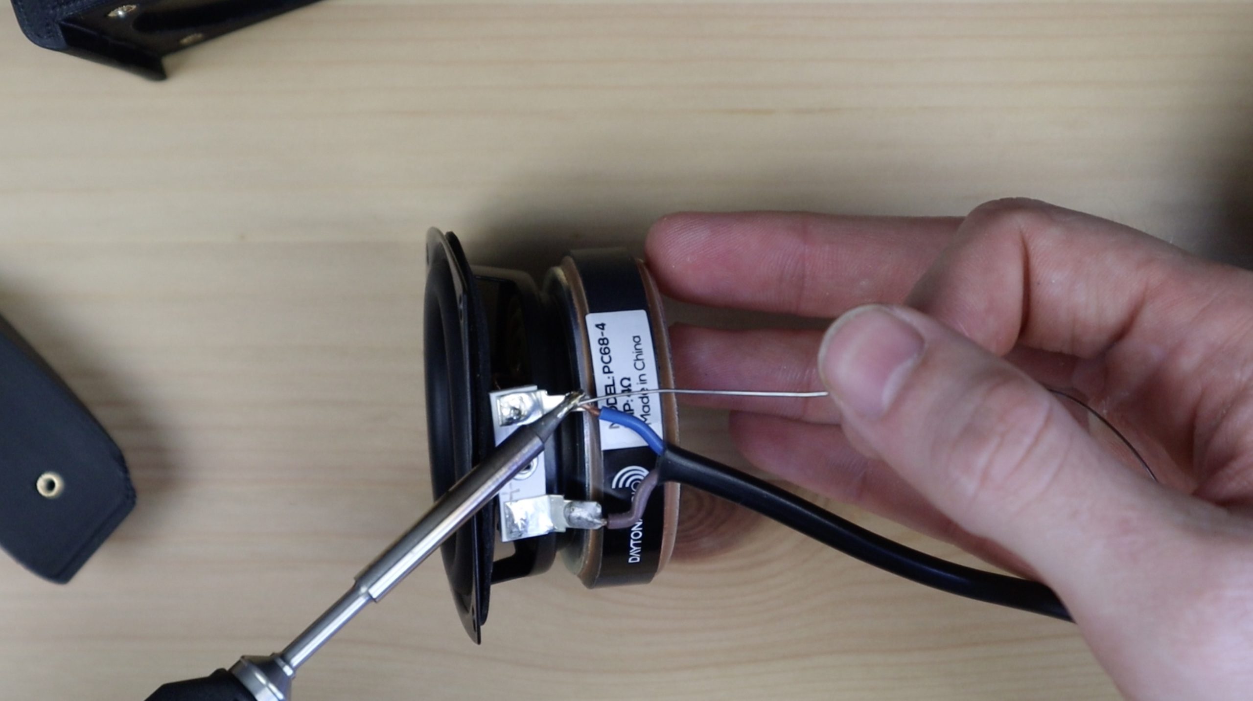 Soldering Wire Onto Audio Drivers The DIY Life