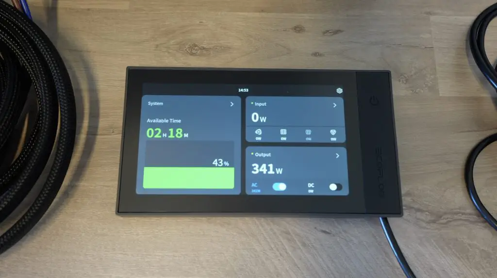 AC Output Running On Batteries