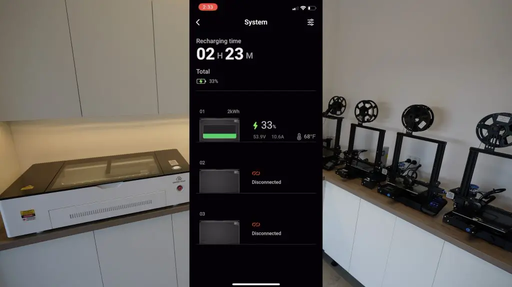 EcoFlow App Battery Monitoring