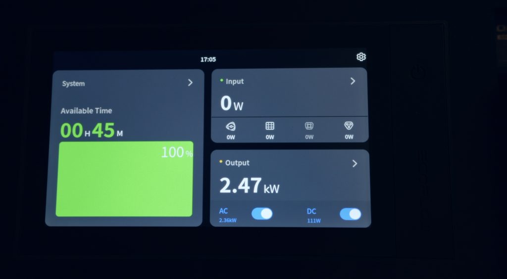 Power Kits Running 2.5kW From Battery