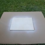 Spray Painting The Plain Sheet White