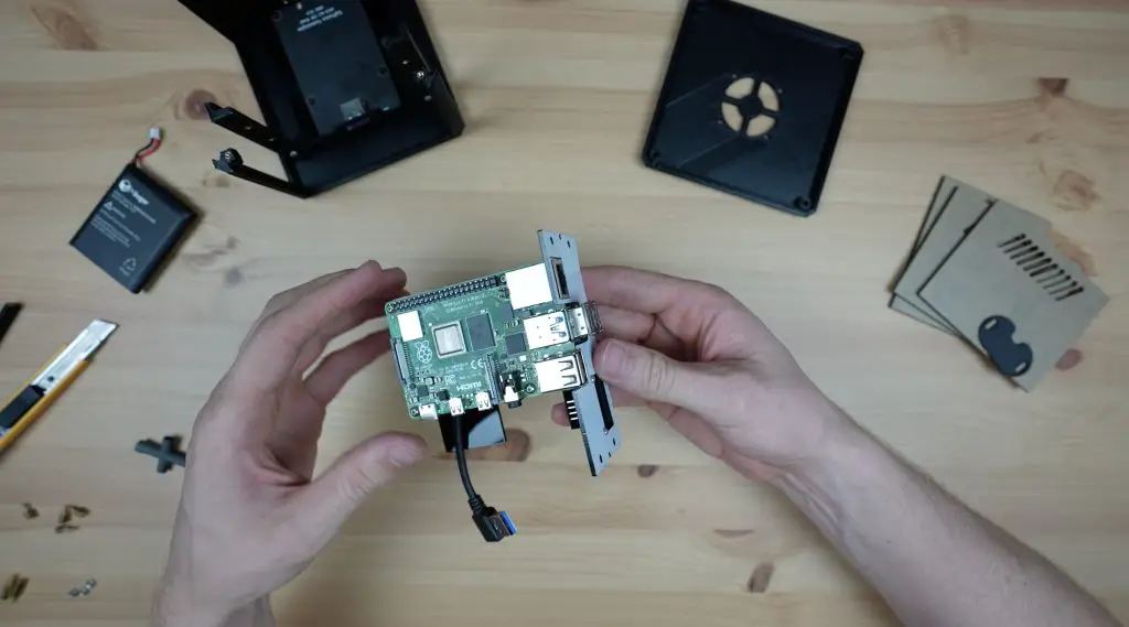 Installing Pi UPS Assembly Onto Rack