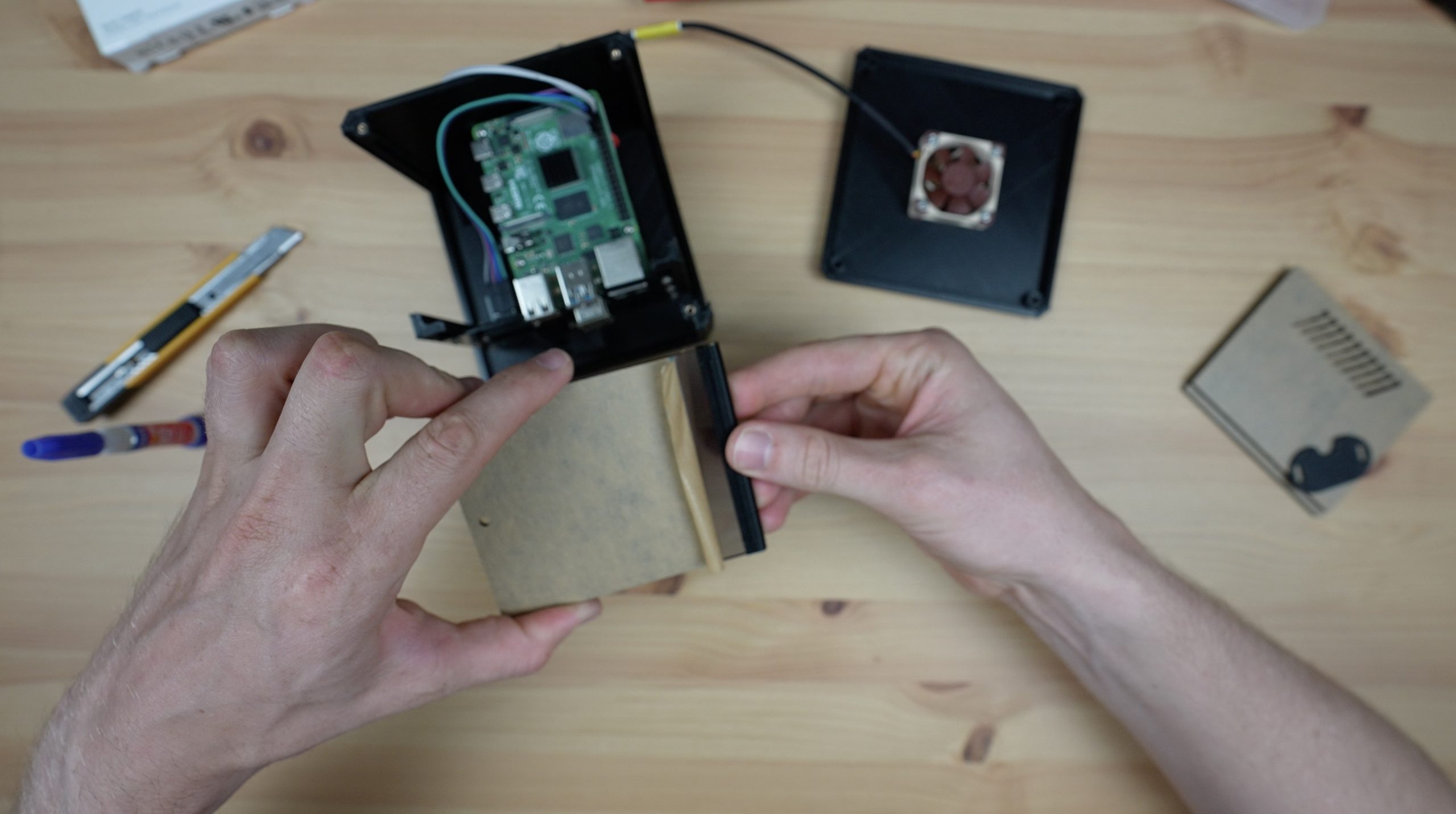 Super Glue Hinge Onto Front Door Panel The DIY Life