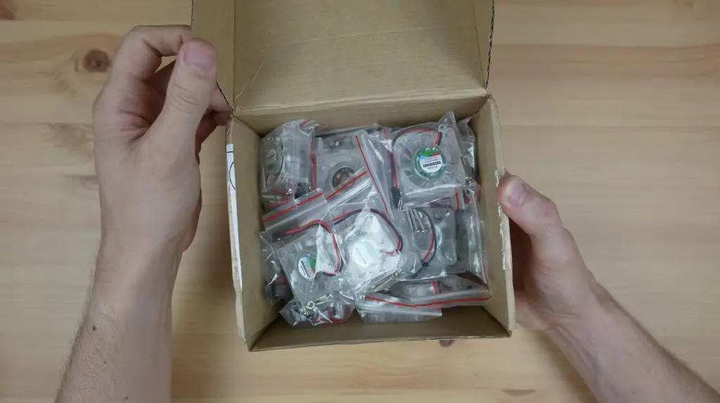 Box Of Fans Arrived From Aliexpress
