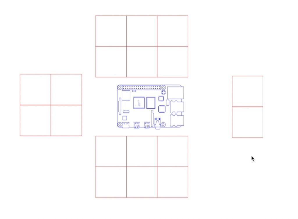 Fan Layout Around Raspberry Pi