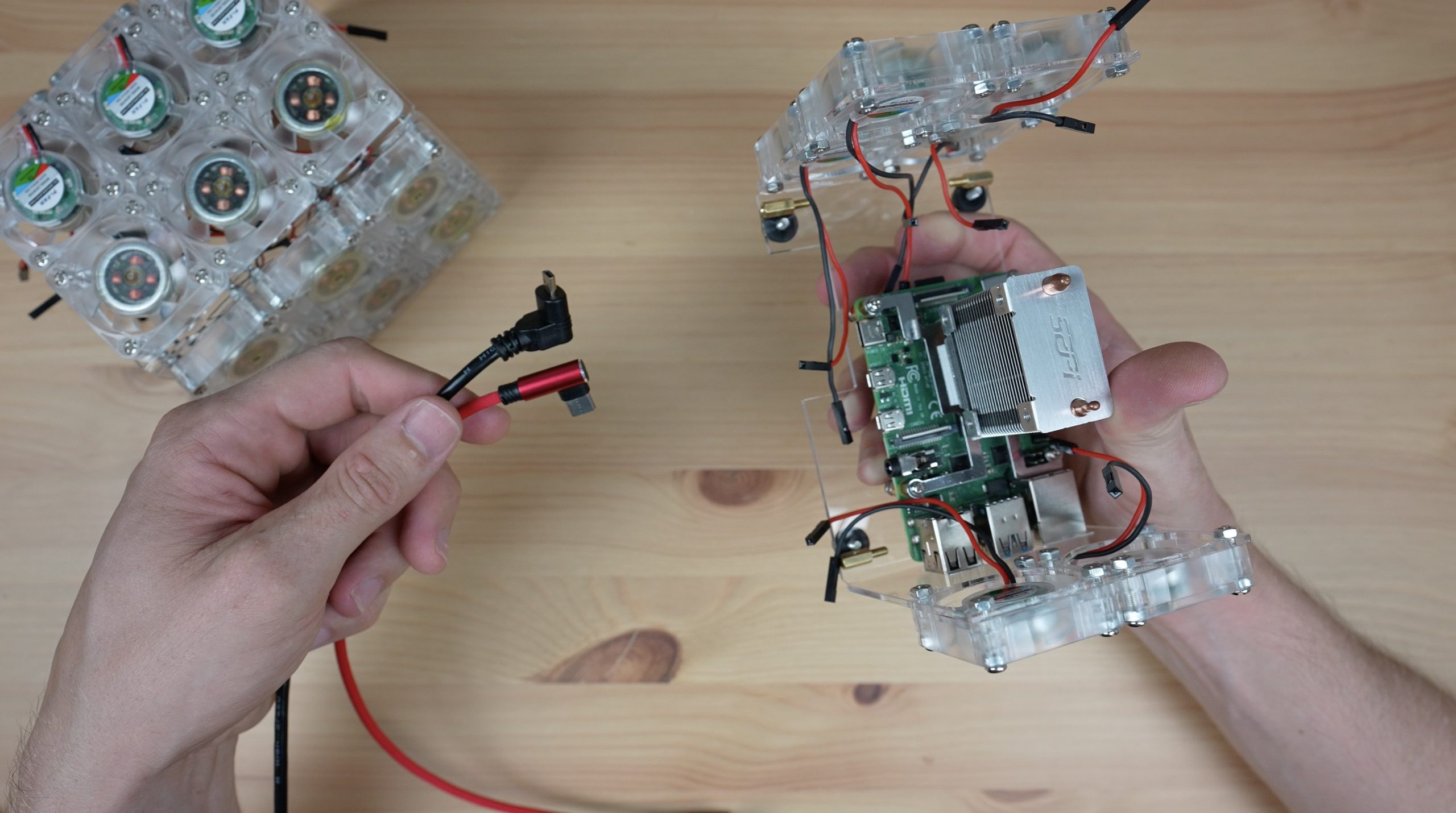 Plugging Power and HDMI Cables Into Pi The DIY Life
