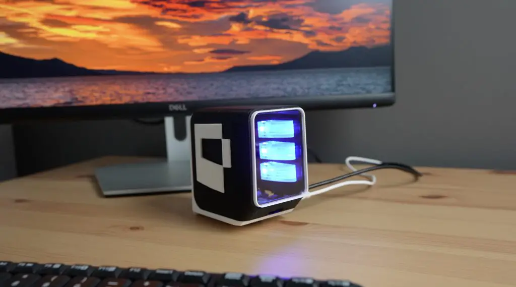 DreamStudio AI Generated Pi Case Design 3D Printed