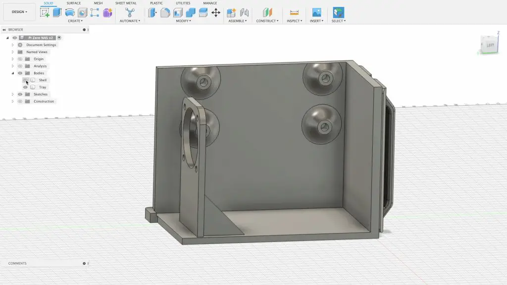 Pi NAS Tray