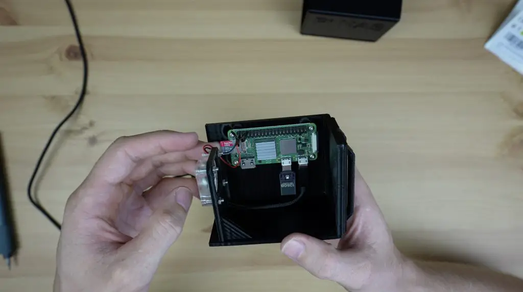 Plugging MicroSD Card Into Pi