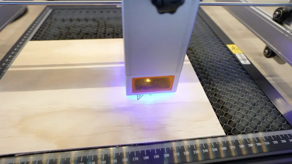 Laser Engraving The Logo