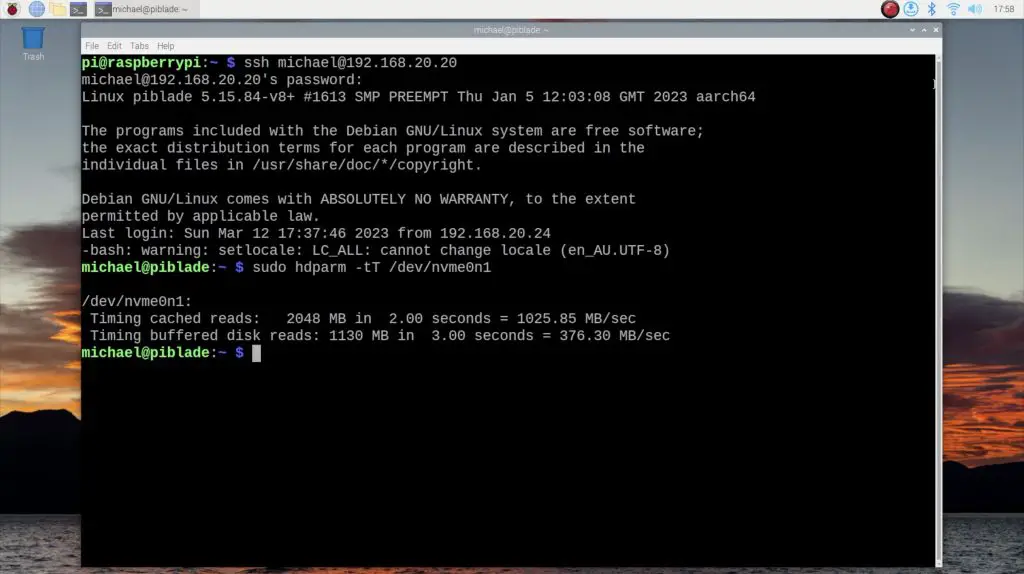Testing Raspberry Pi NVME Drive Speed