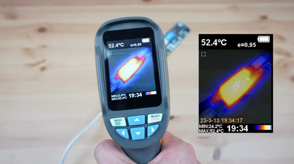 Thermal Camera Look At Heatsink On Pi Compute Blade