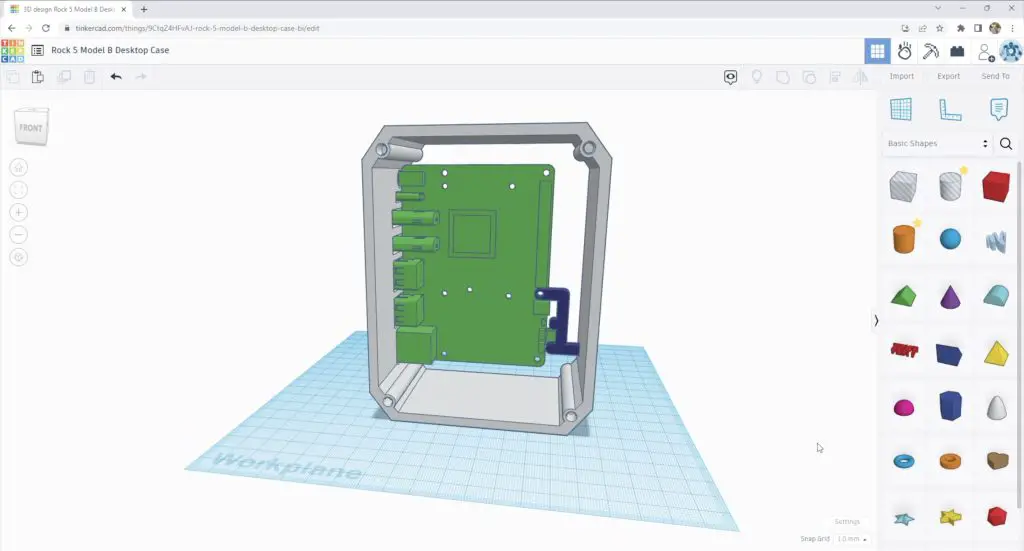 Rock 5 B Desktop Case Design