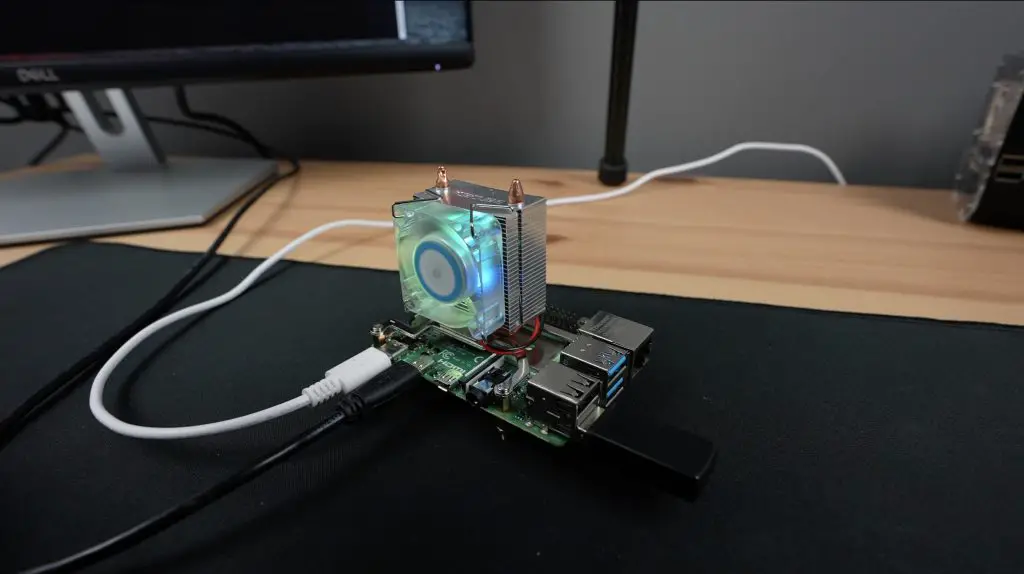 Ice Cube Cooler On Pi 4B Running At 2.5GHz