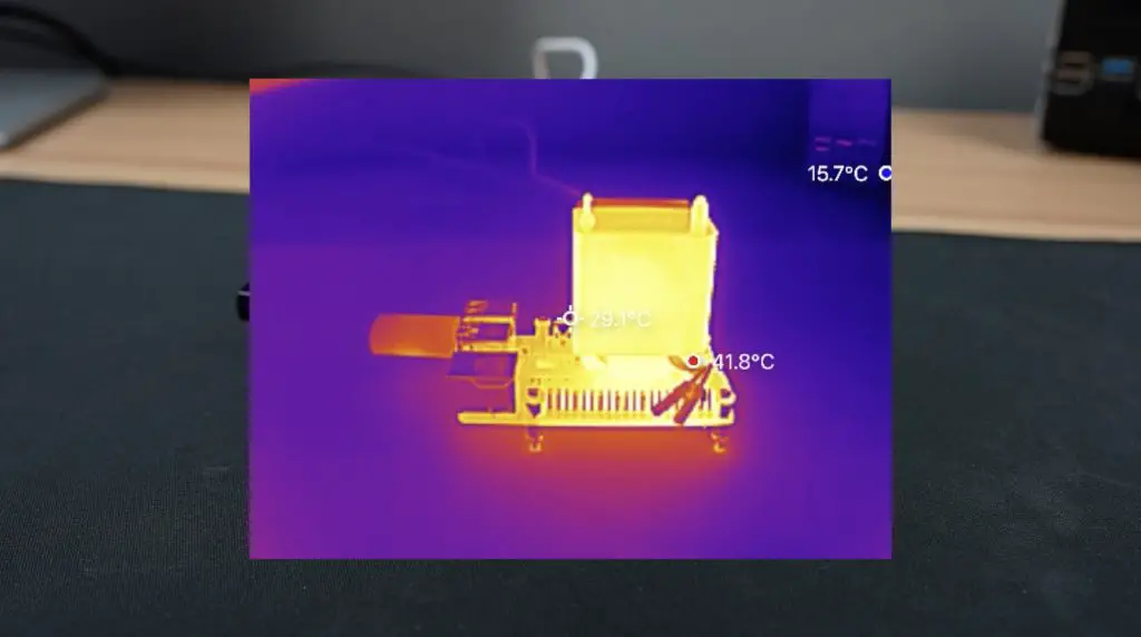 Ice Tower Cooler Now Showing Up On Thermal Camera