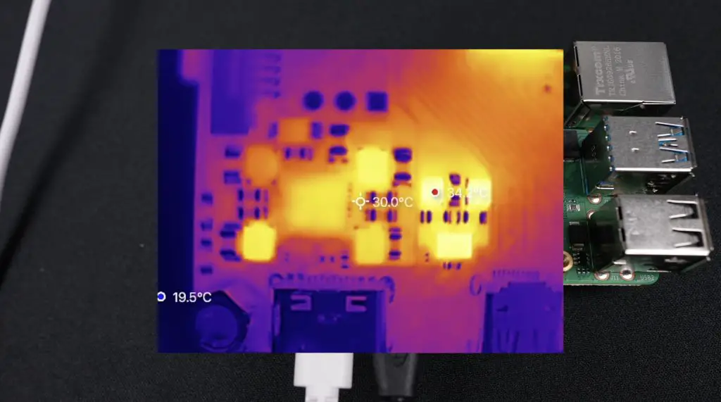 Power Circuit Under Thermal Camera